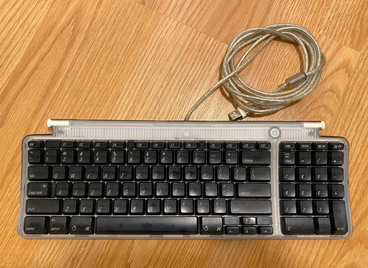 Vintage Apple USB Keyboard M2452 iMac Power Mac G3 G4 G5 - Tested