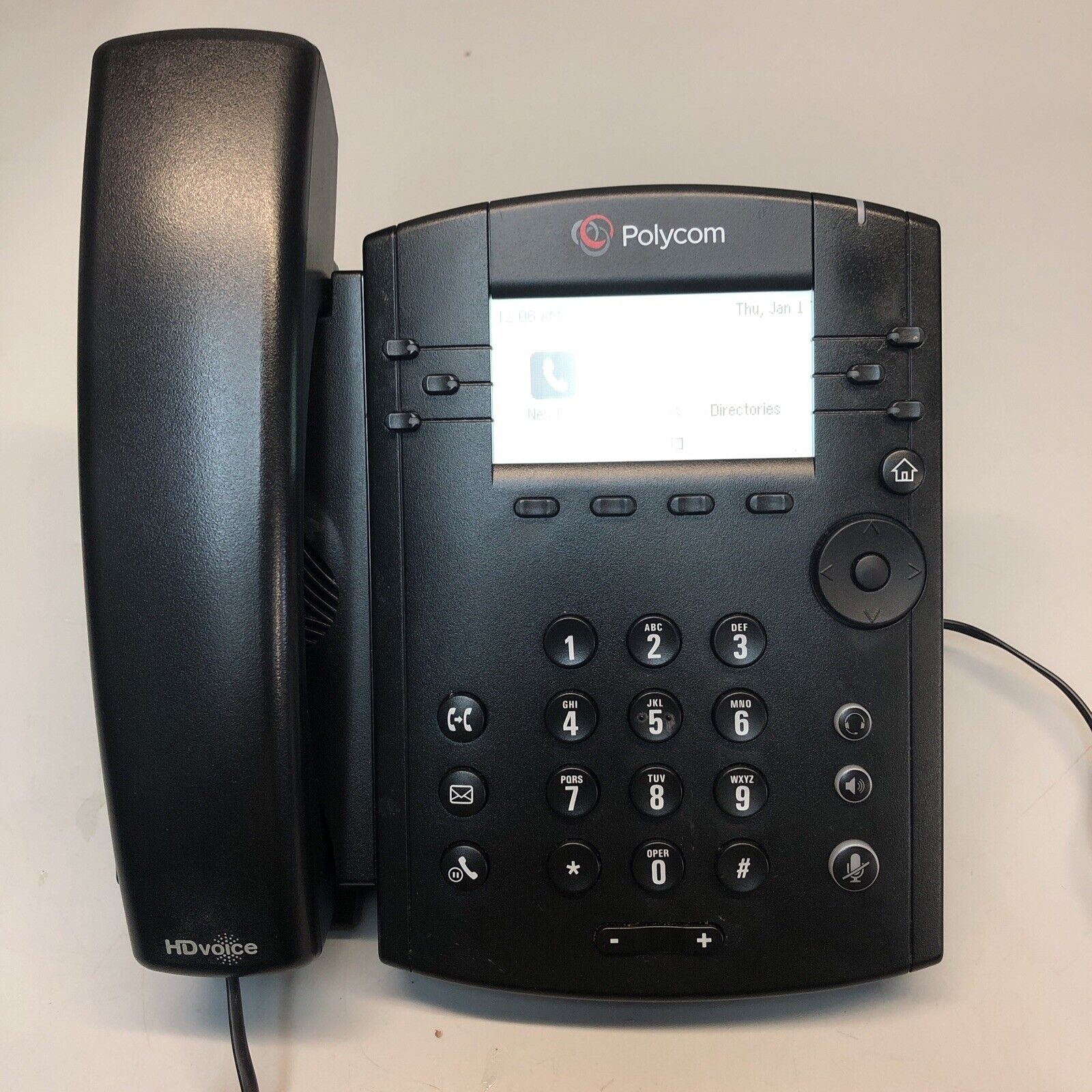 Polycom VVX 300 VoIP 6 Line Business Media Phone Black READ