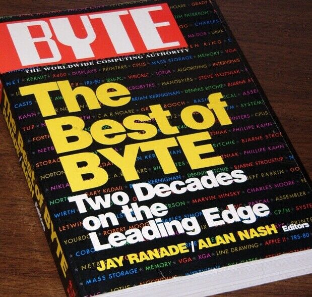 640pg Best of BYTE Magazine 1984 Mac Steve Jobs Altair 8800 IBM 5100 Bob Moog