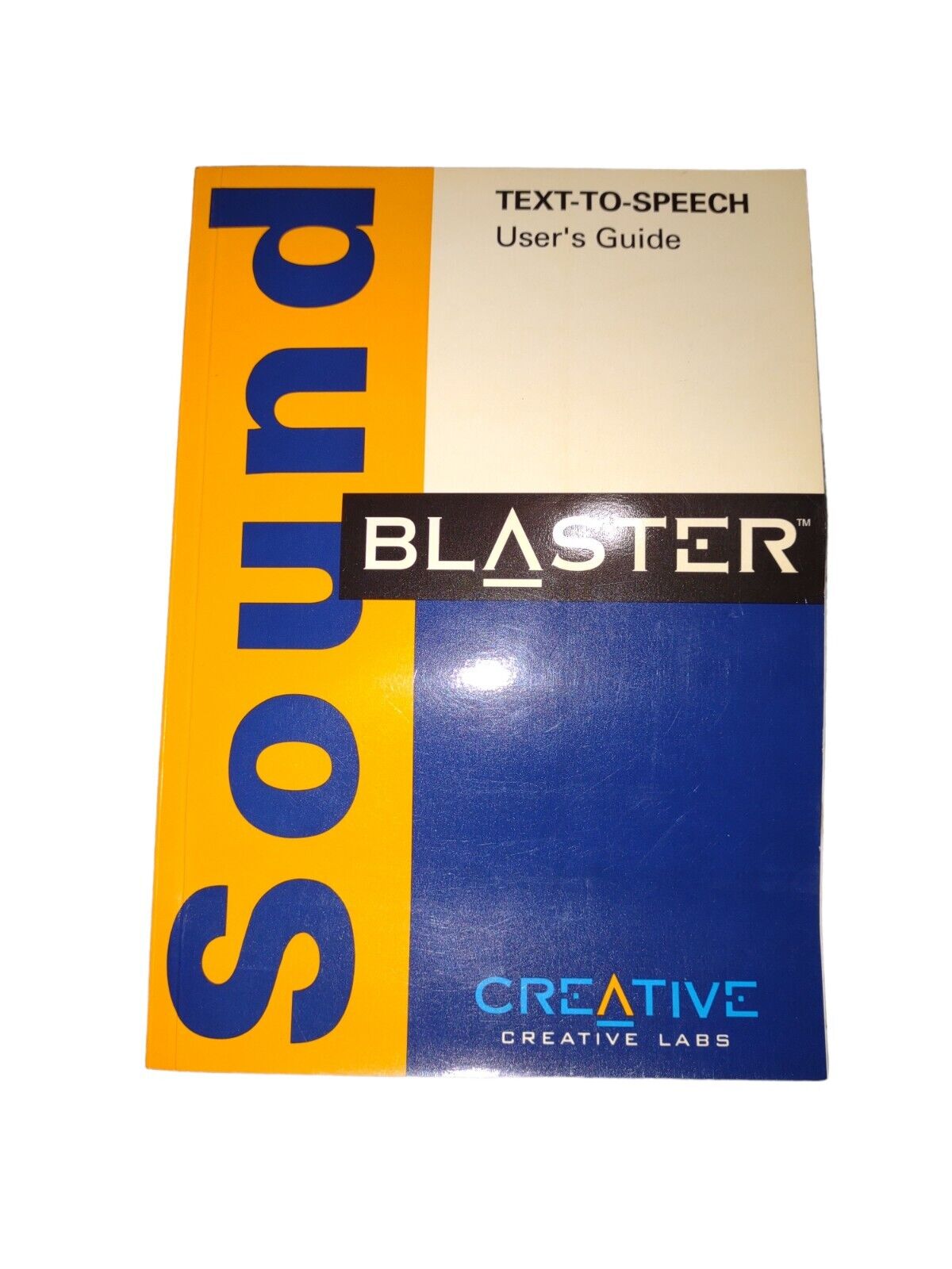 Creative Labs SOUND BLASTER AWE64 1.0 User's Guide 1997 Vintage 15D