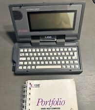 Atari Portfolio HPC-004  16 Bit Personal Computer with Memory Card picture