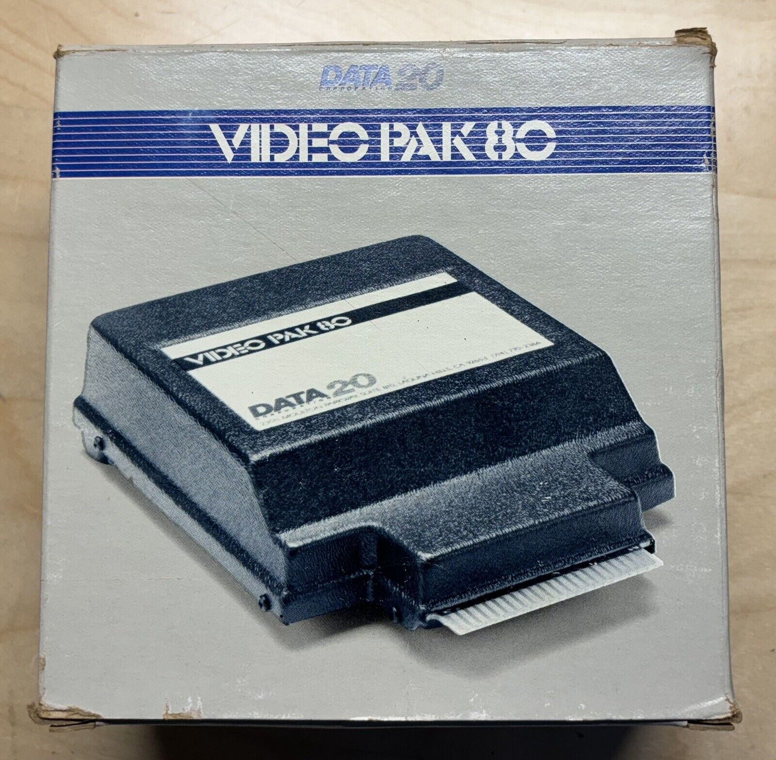 Data 20 - Video Pak 80 - 80 Column Video Adapter - Commodore 64 C64 - WORKS