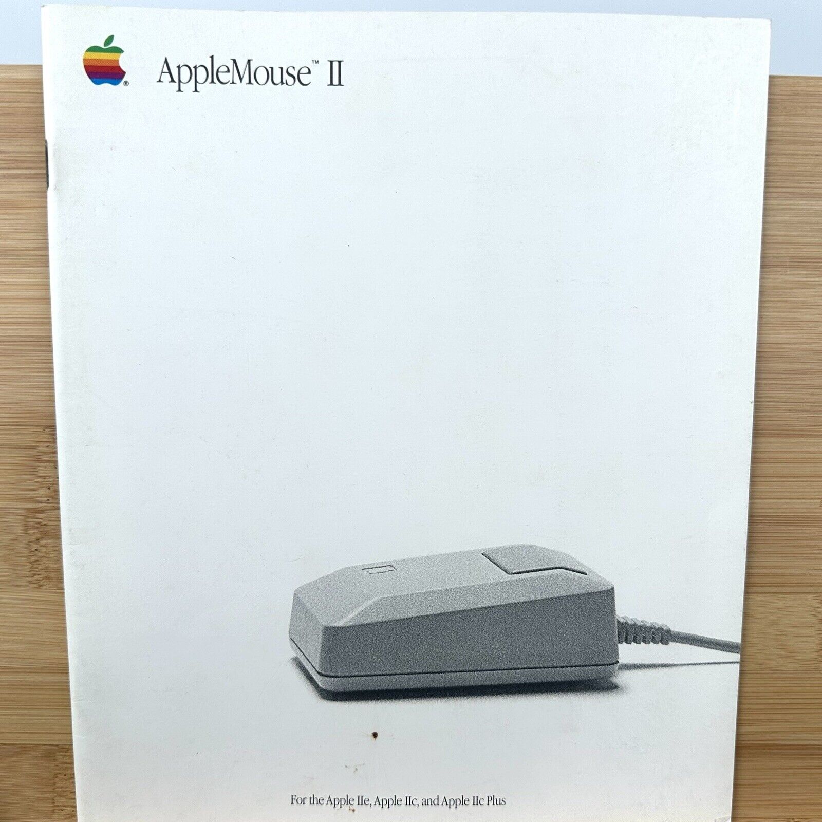 Vintage AppleMouse II User's Manual - Vintage