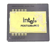 Vintage Intel Pentium Pro KB80521EX200 SL245 256K Processor Collection or Gold picture