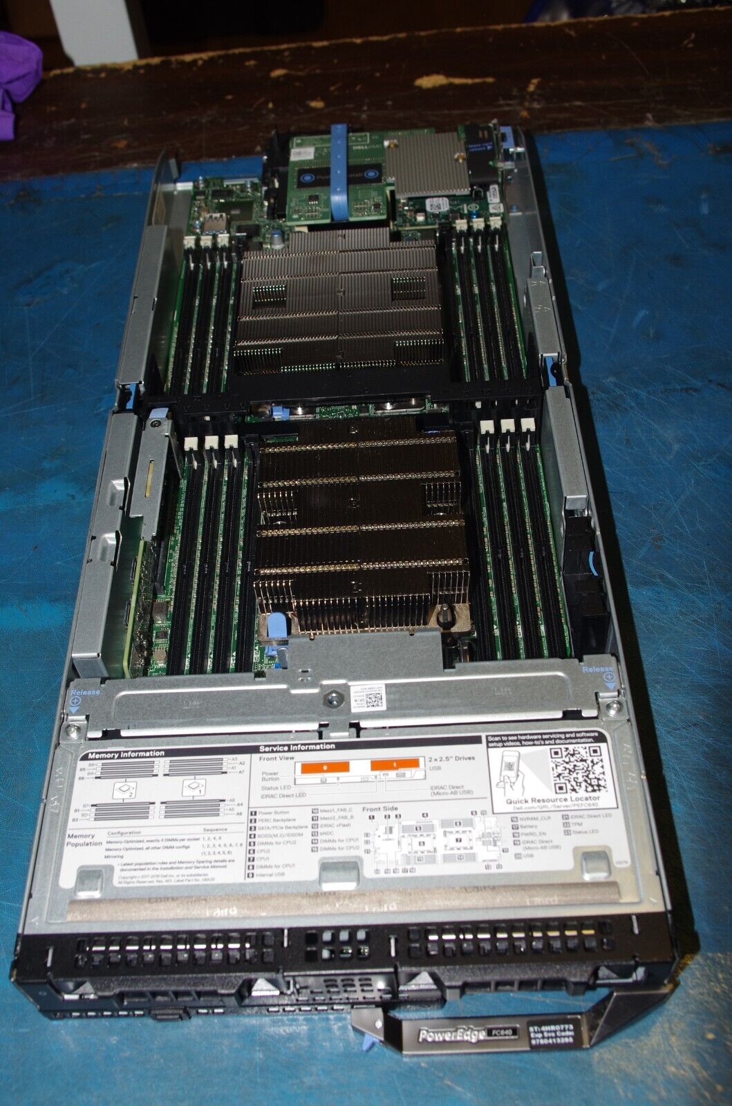 DELL POWEREDGE FC640 Blade Server  14th Generation For Dell FX2S 2 x CPU NO RAM