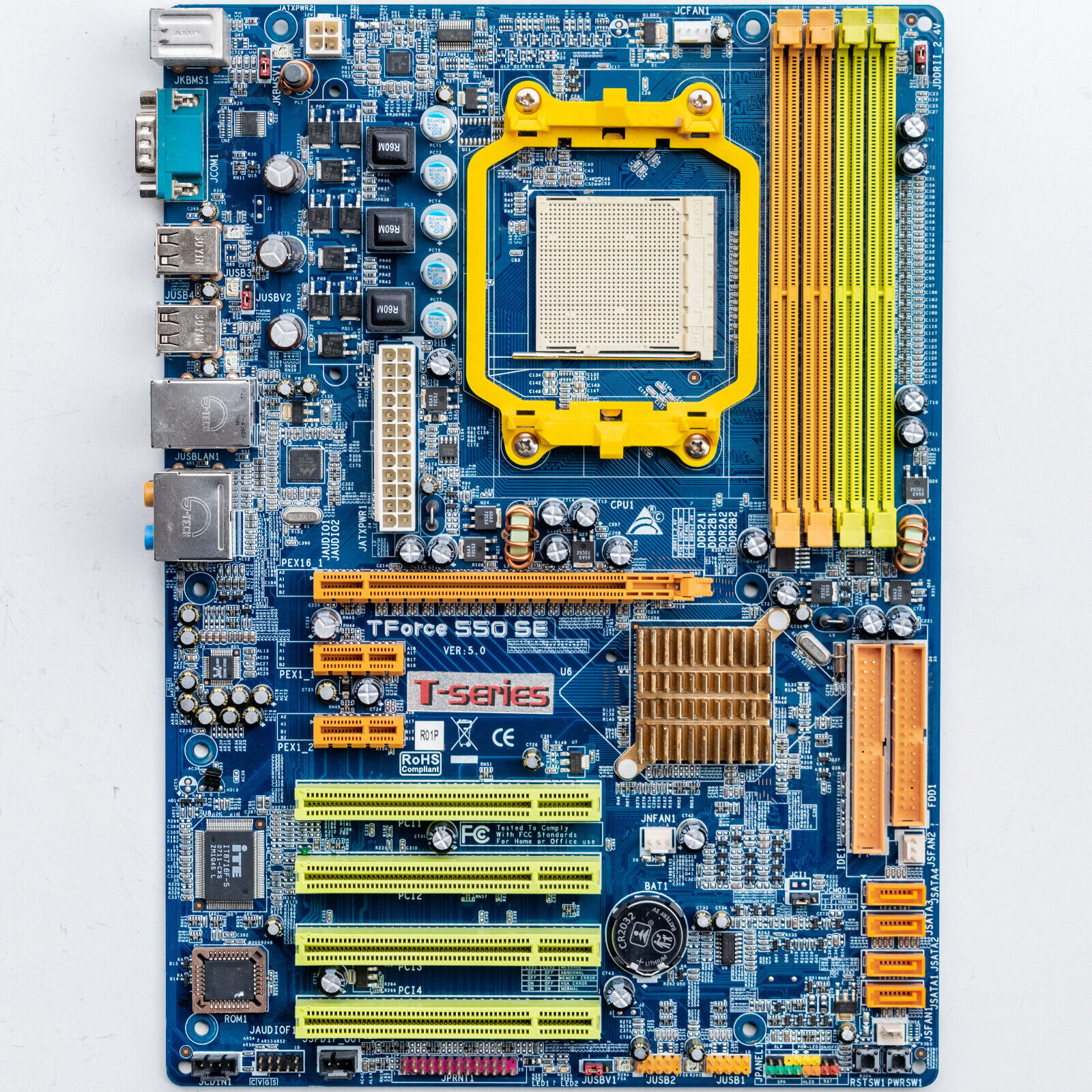 Biostar TForce 550 SE AM2 Vintage Overclocking Motherboard ATX DDR2 Updated BIOS