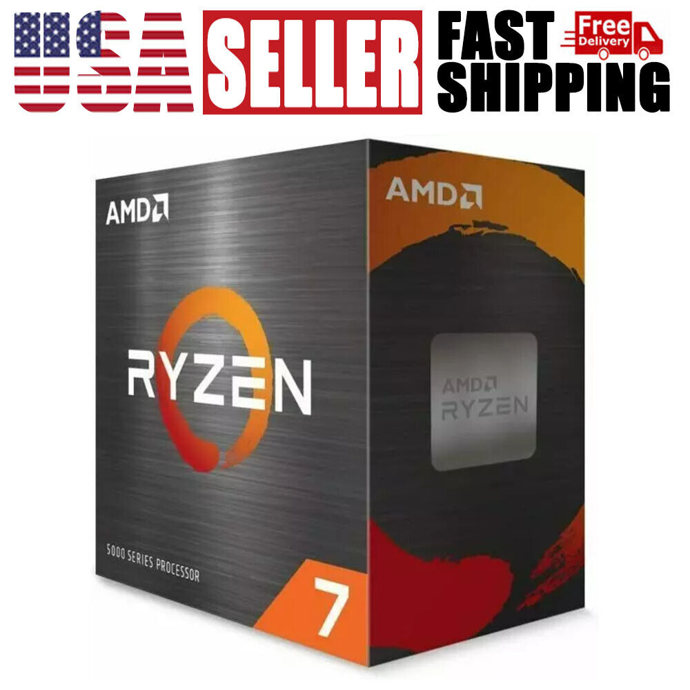 AMD Ryzen 7 5800X Processor 8 Cores 4.7GHz Socket AM4 Box - 100-100000063WOF