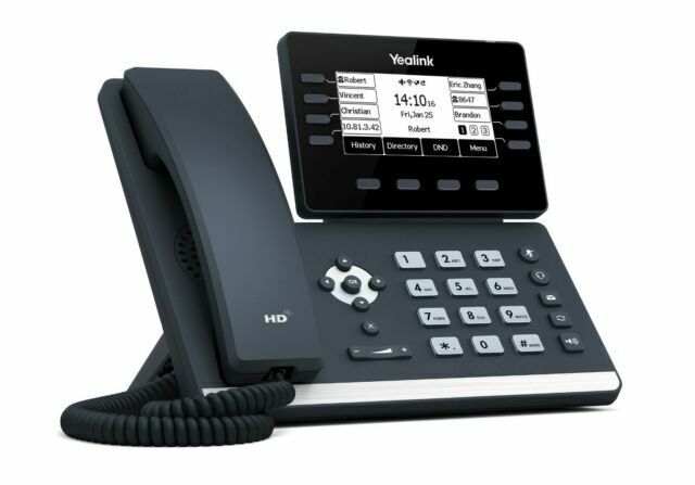 Verizon Yealink SIP-T53W 8 Lines IP Phone - Black - New, Unused