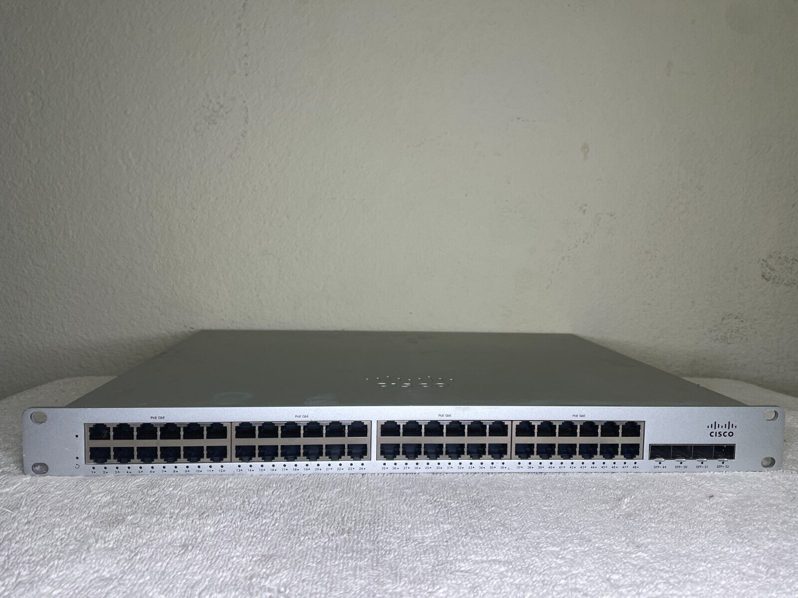 Cisco Meraki MS225-48FP-HW Gigabit Ethernet PoE Switch Unclaimed