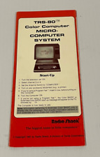 Radio Shack Start Up Manual With Color Basic TRS-80 Color Computer 1981 Vintage picture