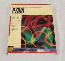 Vintage Pyro Entertaining Screen Saver For IBM PC & Compatibles - 1990 picture