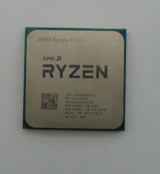 AS IS AMD Ryzen 5 3600 3.6GHz 6 Core 32MB AM4 Socket Desktop CPU Bent Pins