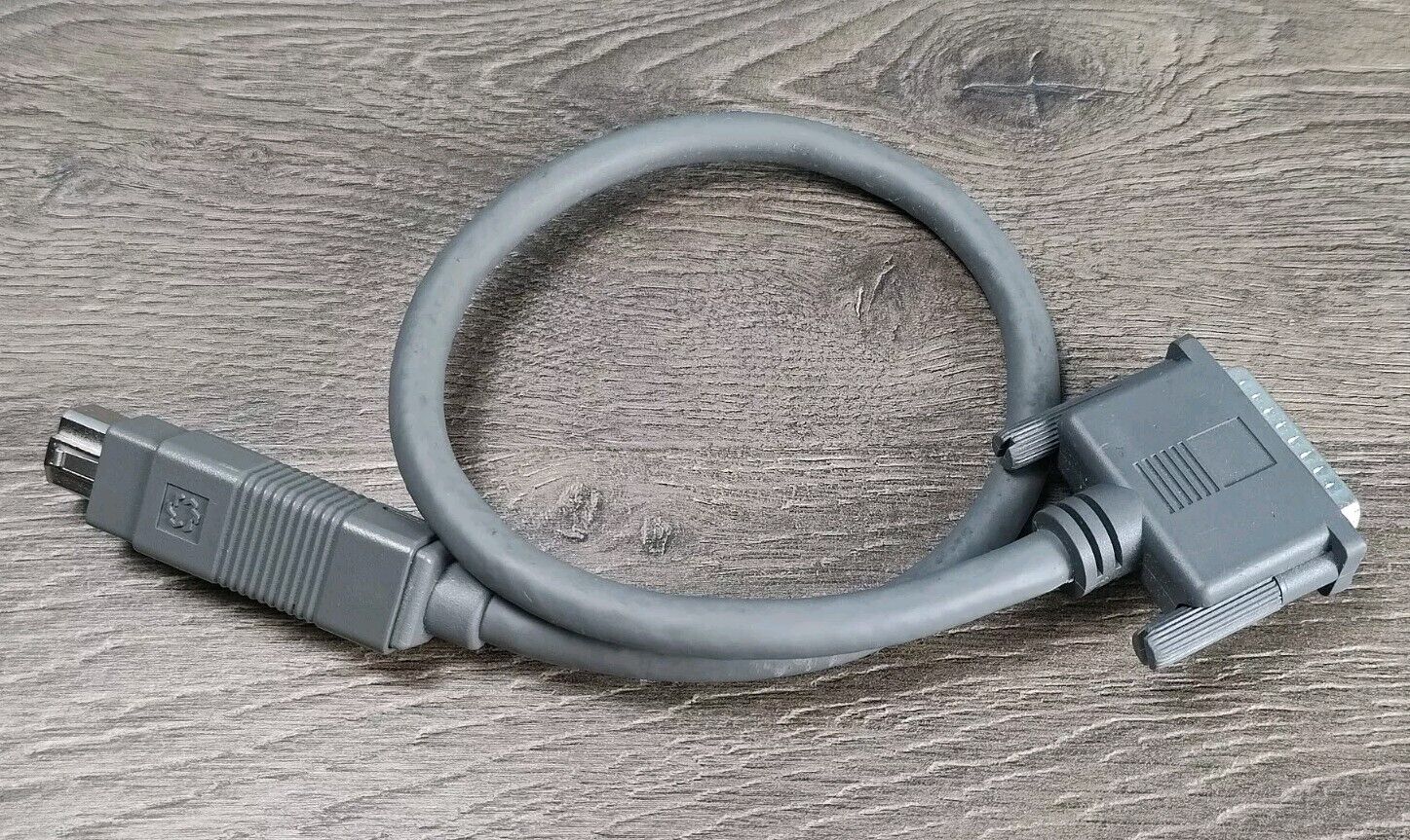 Vintage Apple Macintosh PowerBook HDI30 to DB25 Pin Male SCSI Cable