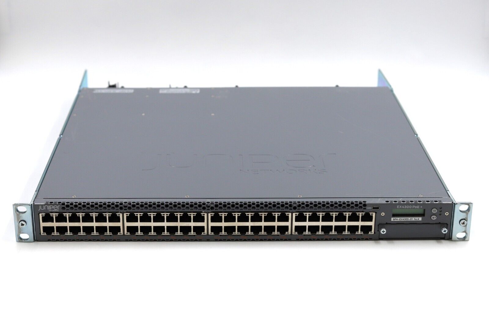 Juniper EX4300 48-Port Gigabit Network Switch With Ears P/N: EX4300-48P Tested