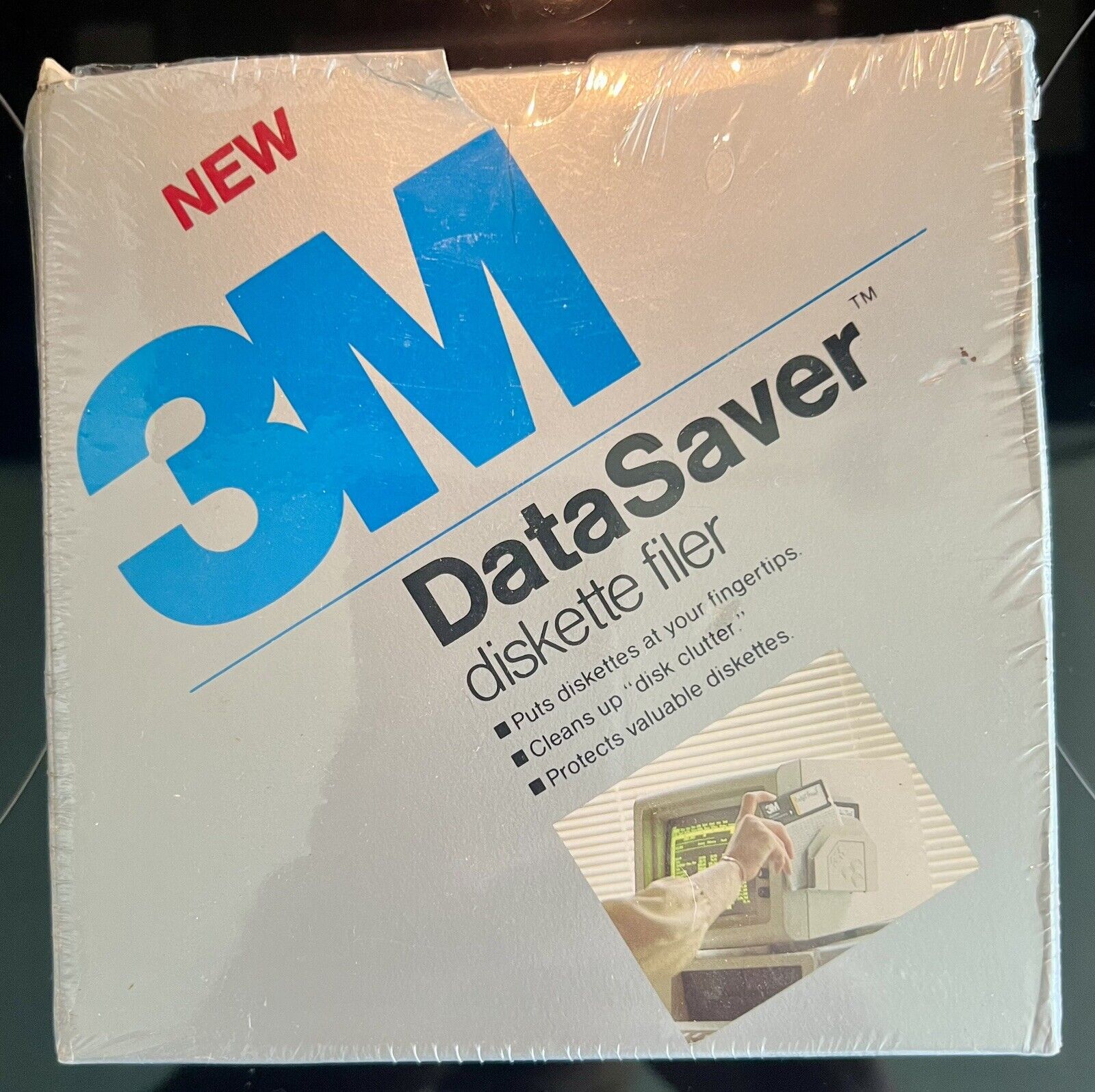 Vintage 3M Diskette Filer Storage for 5.25 - Brand New Factory Sealed 🔥