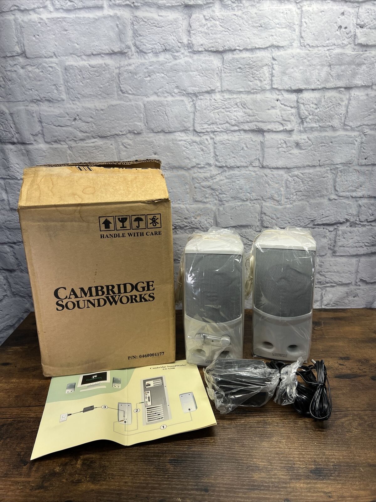 Vintage Cambridge Soundworks Computer Speakers GCS200 NOS NEW Gateway Wired