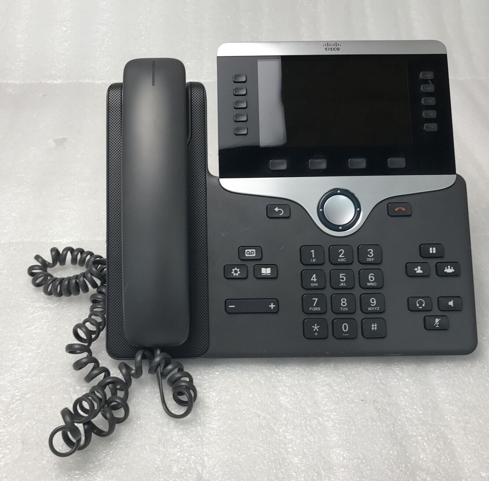 Cisco 8851 CP-8851 CP-8851-K9 V11 IP Office Phone w/ Cord, Handset & Stand