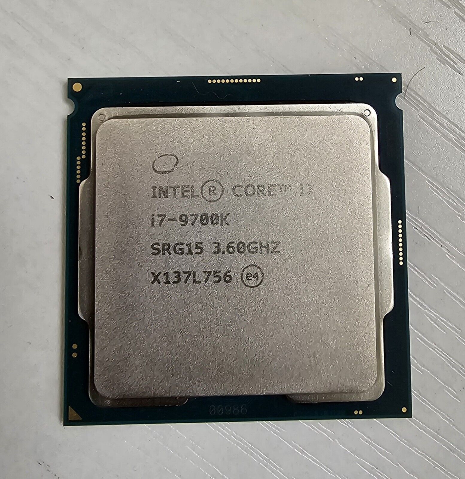 Intel Core i7-9700K Octa-Core 3.6 GHz Desktop CPU Processor