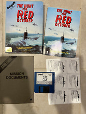 The Hunt for Red October for the Commodore 64 128 Computer Boxed w manuals picture