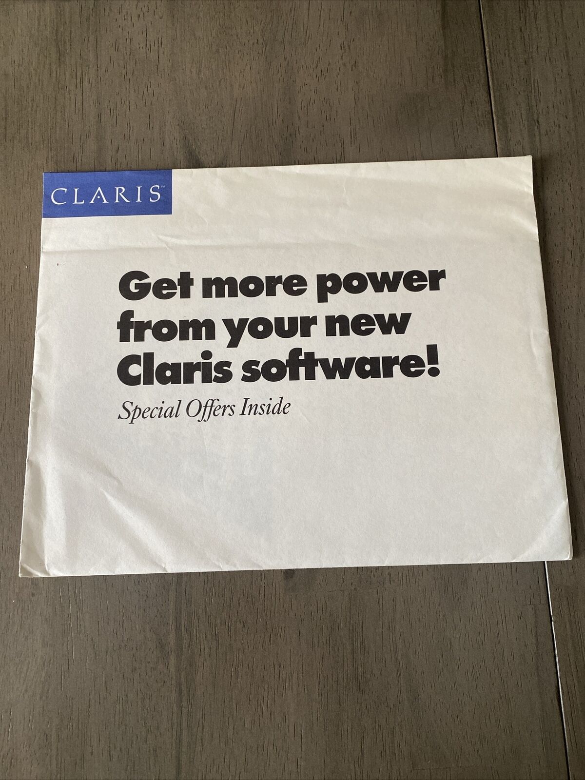 Vintage 1989 Claris Special Offer Direct Mailer - Unopened NEW - Sealed