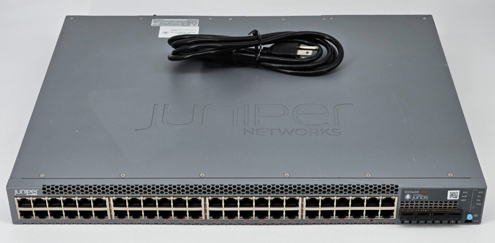 Juniper EX3400-48P 48-Port PoE+ Gigabit Managed Network Switch
