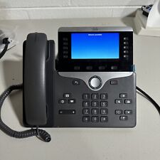 Cisco CP-8841 IP Phone Business UC Desktop Widescreen VoIP w/Handset Charcoal picture