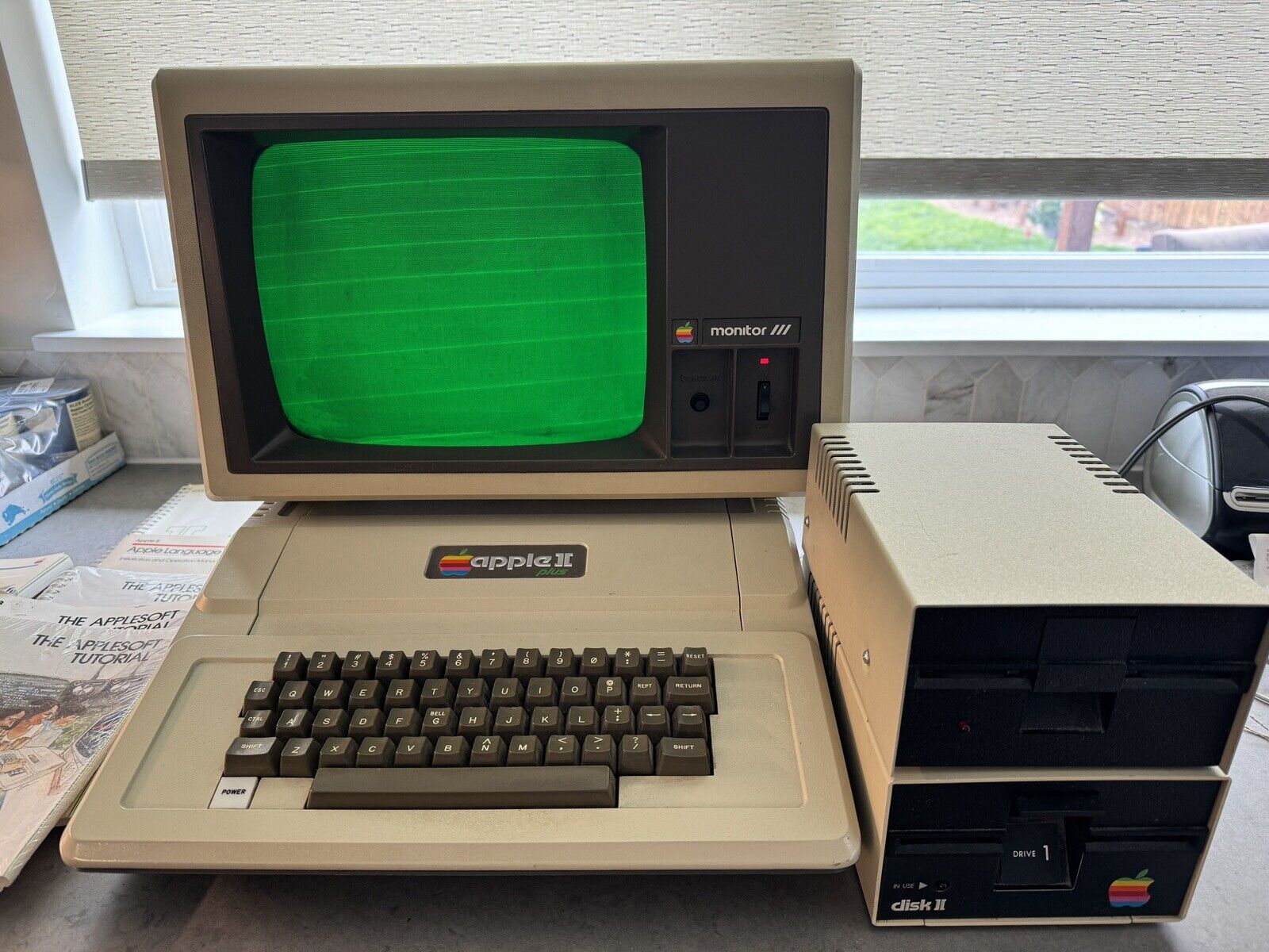 Apple II Computer - Rare - Model AA11040B, Disk drives, Monitor, Atari 1010