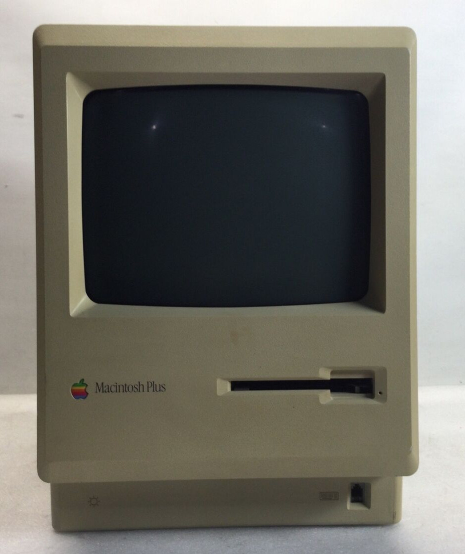 Vintage Apple Macintosh Plus Desktop Computer - Model: M0001A. No Power
