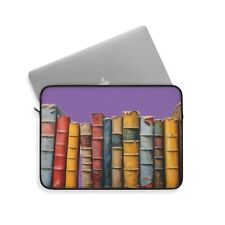 Vintage Books Laptop Sleeve in Light Purple picture
