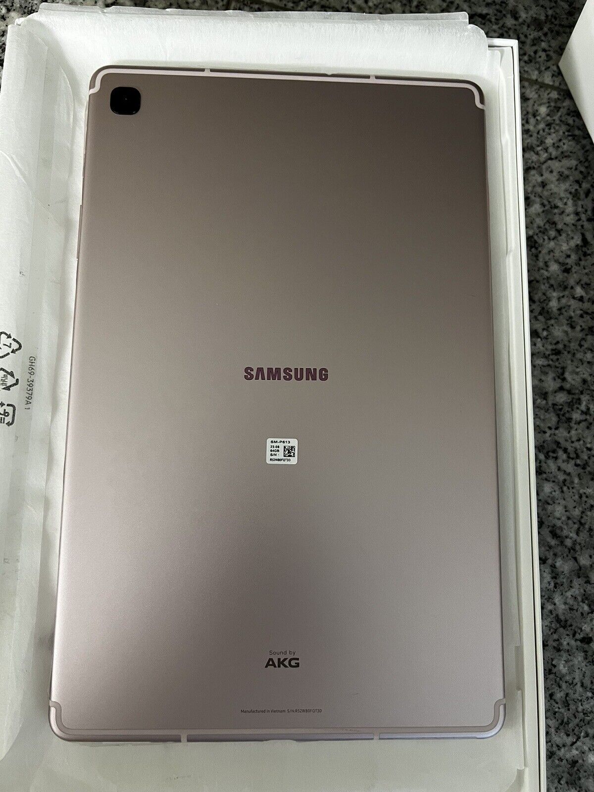 Samsung Galaxy Tab S6 Lite SM-P613NZIAXAR Chiffon Pink Android Tablet 64GB