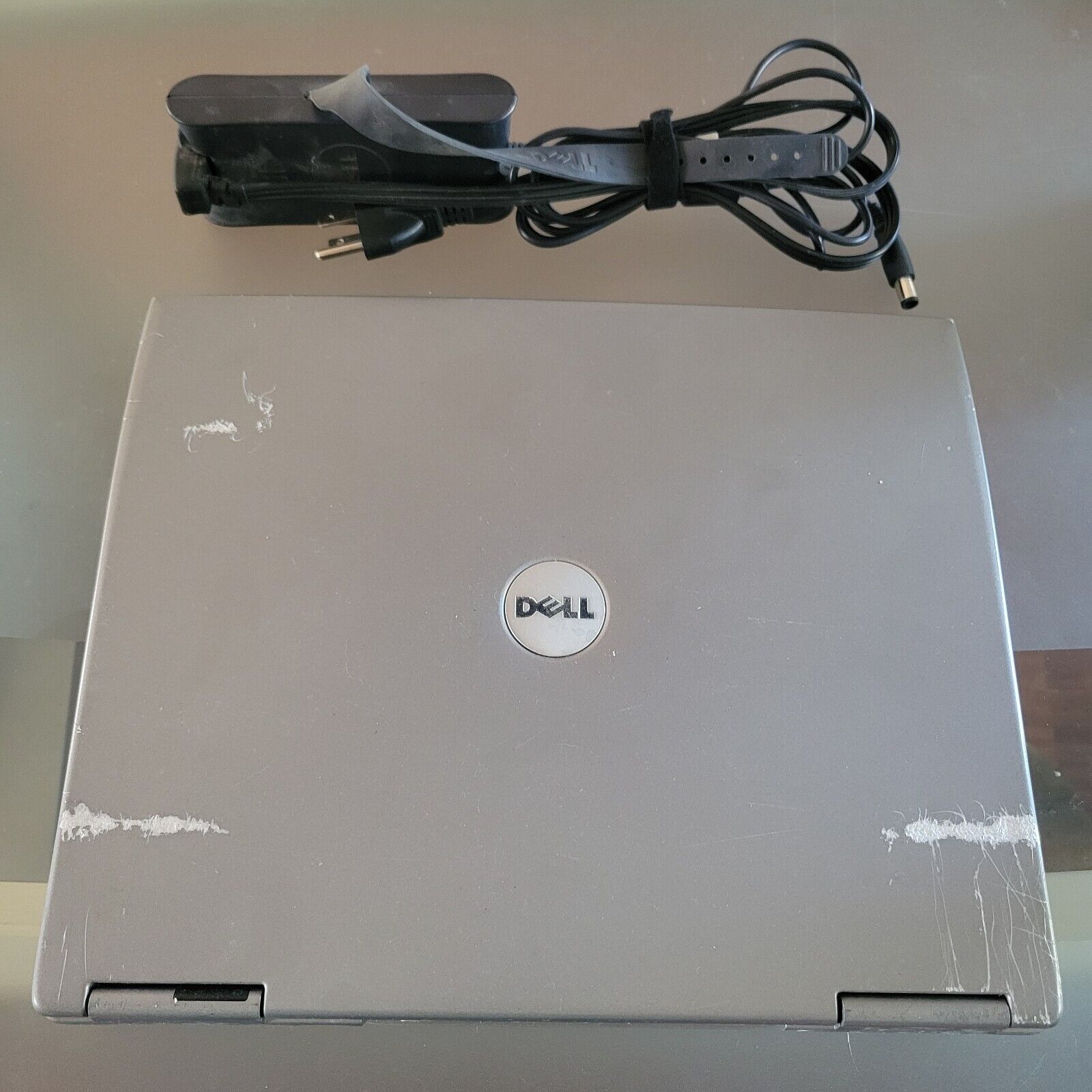 Dell Latitude D600 vintage laptop computer, 40GB HD with AC Cord 