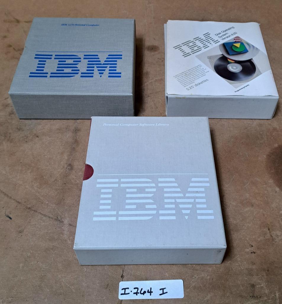 ORIGINAL OEM IBM 3270 PERSONAL COMPUTER SOFTWARE LIBRARY DOS 4.0 XT  i
