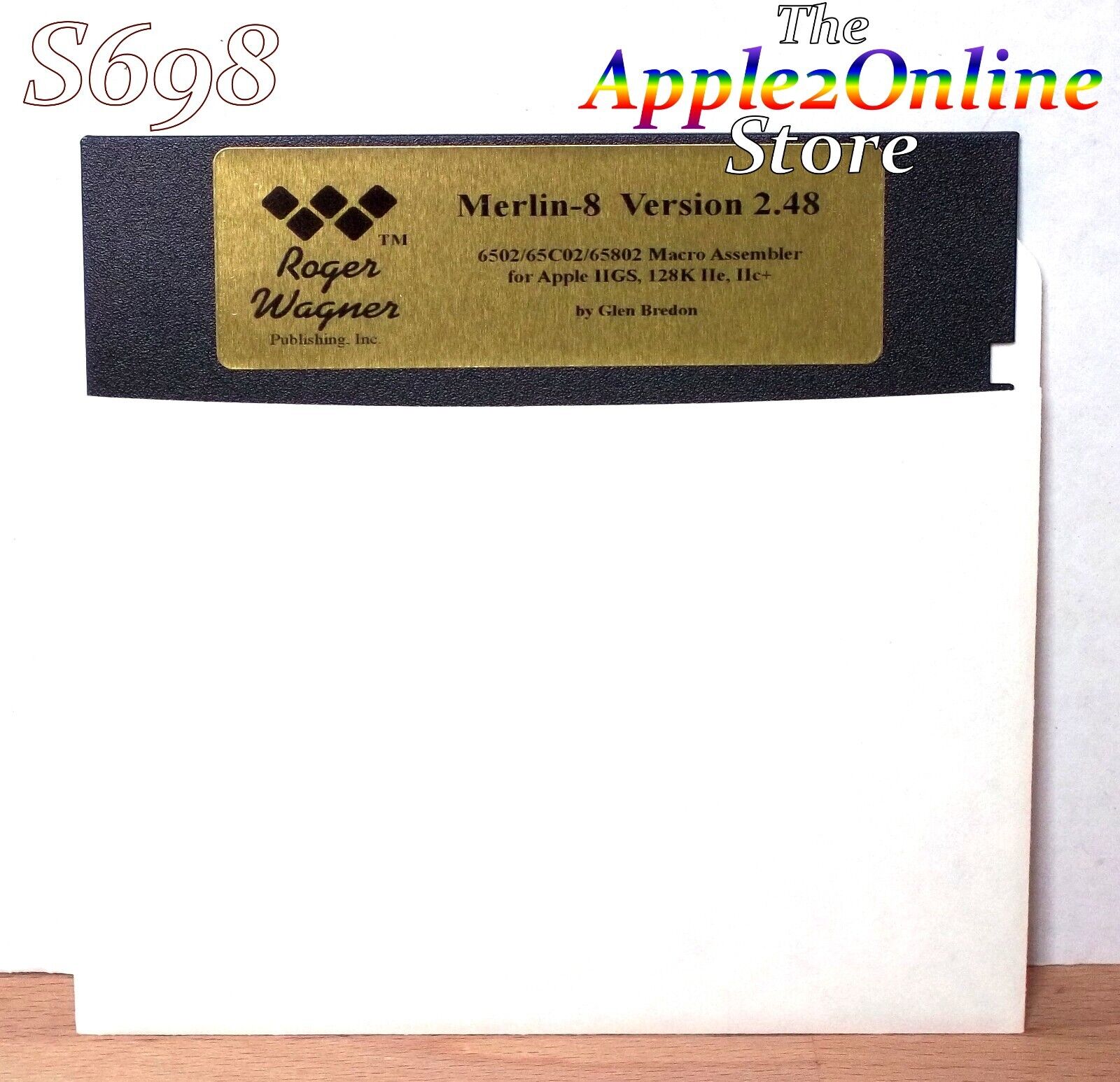 ✅ 🍎 Merlin-8 Macro Assembler for the Apple IIGS, 128K IIe & IIc+ - NEW DISK