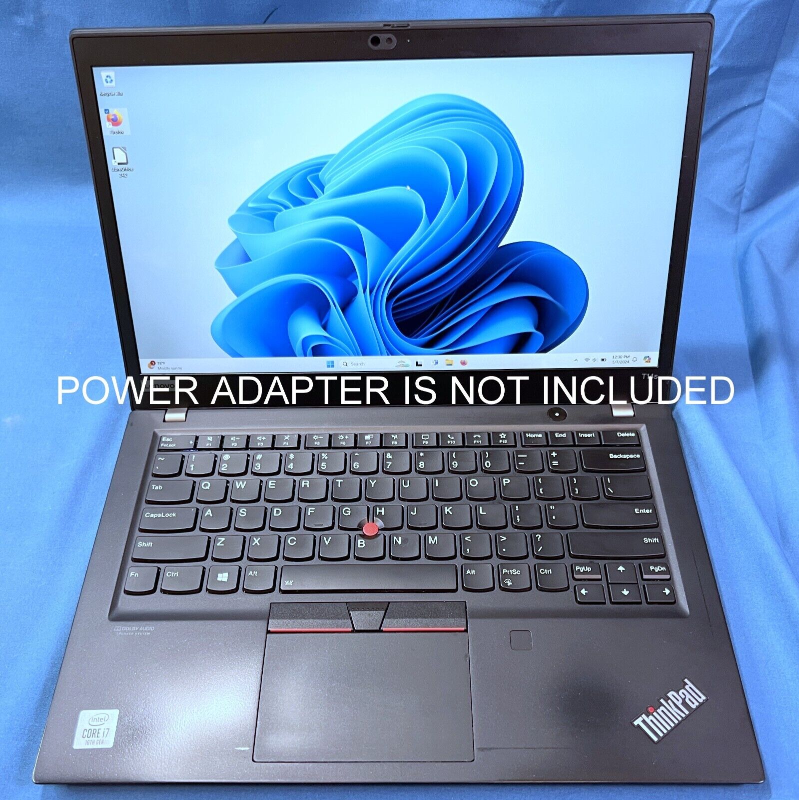 Lenovo ThinkPad T14s Laptop - i7-10510U, 16GB RAM, 512GB SSD - Win11