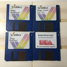 Commodore Amiga 4 Disks Version 1.1 Kickstart Workbench Basic Kaleidoscope picture