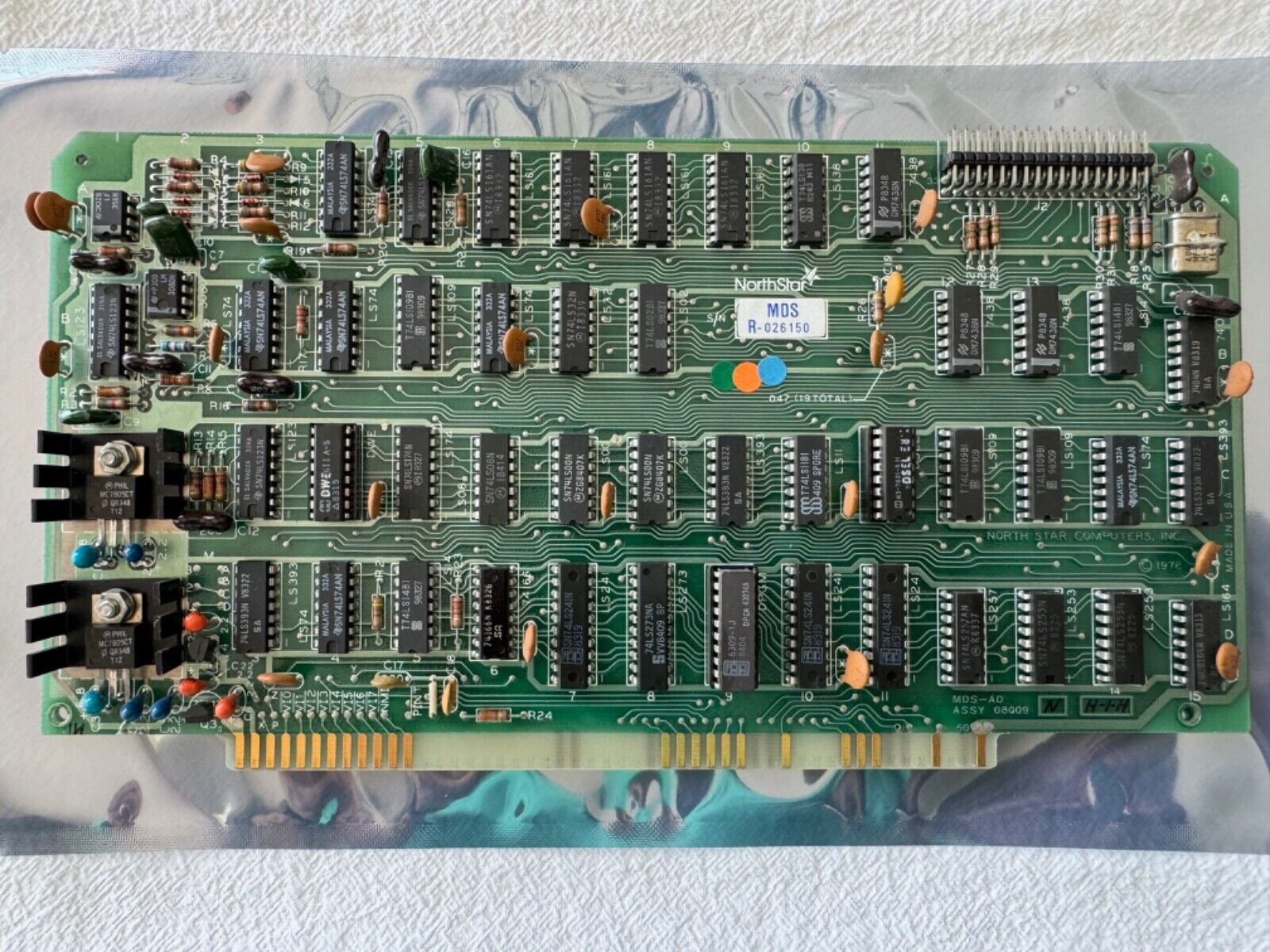 Vintage NorthStar Horizon MDS Mini Disk Controller Board 1978 S-100 IMSAI Altair