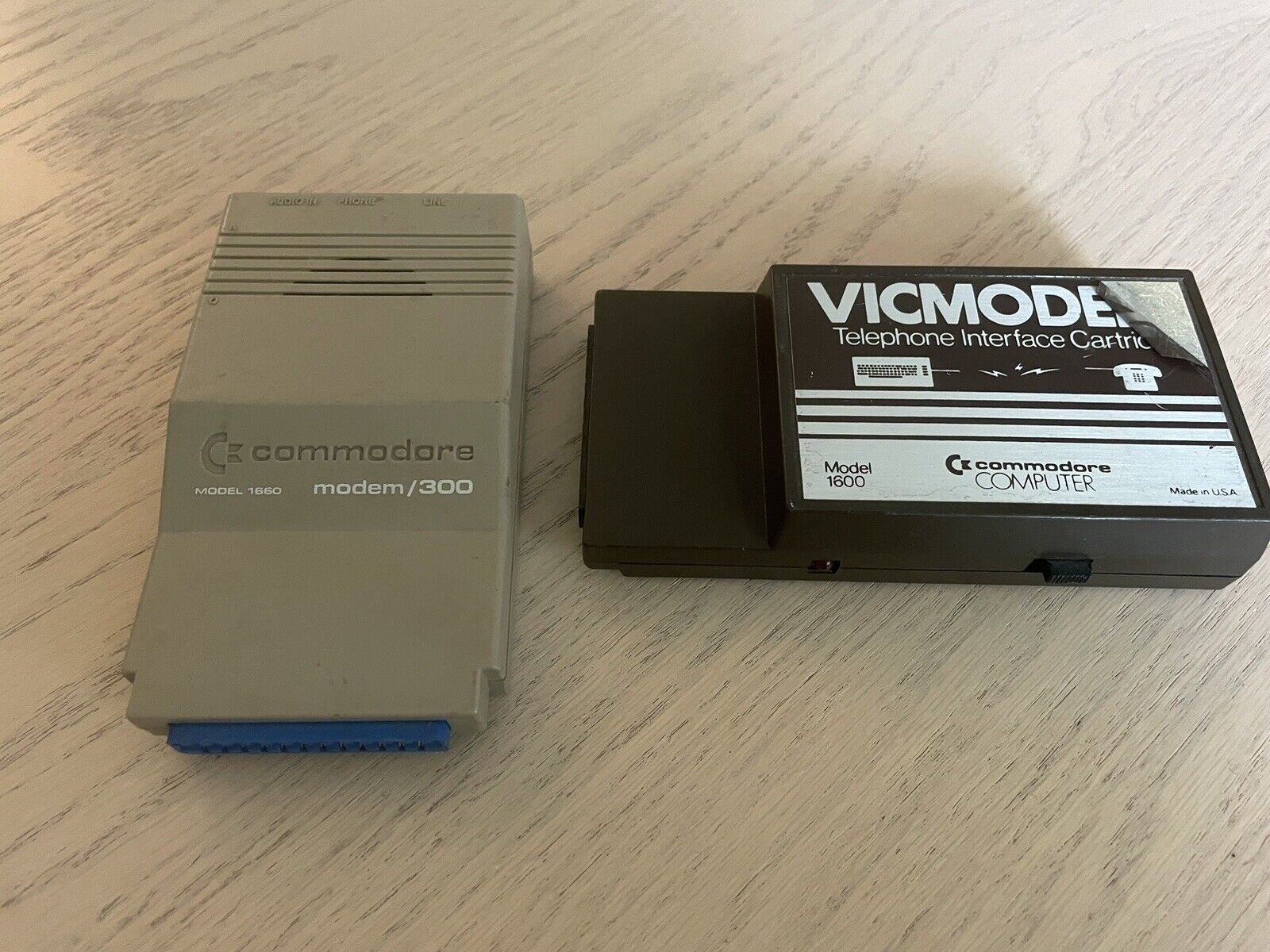Commodore Model 1660 Modem 300 & VICmodem 1600 Interface - Lot