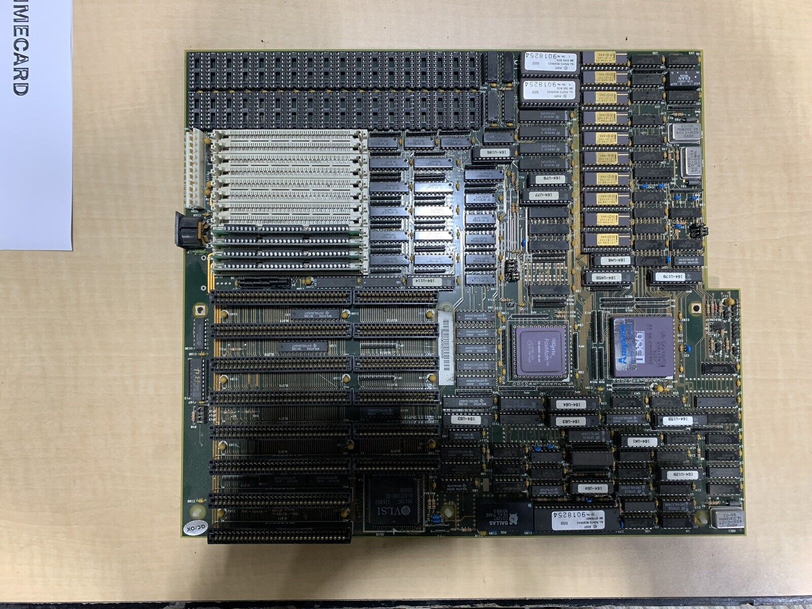Vintage Aramus 386 33/25 Full Size 386 Motherboard + Intel 386-25 CPU + 1 Mb RAM