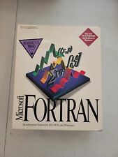 Vintage Microsoft Fortran v5.1 for DOS & Windows. Box and Manuals only picture