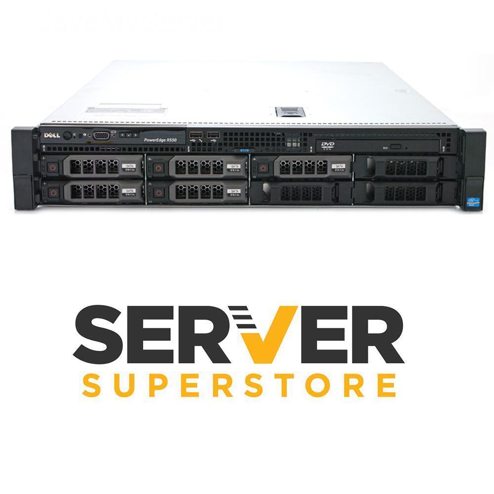 Dell PowerEdge R530 Server 2x E5-2620 V4 = 16 Cores | H730 | 32GB RAM | 2x trays
