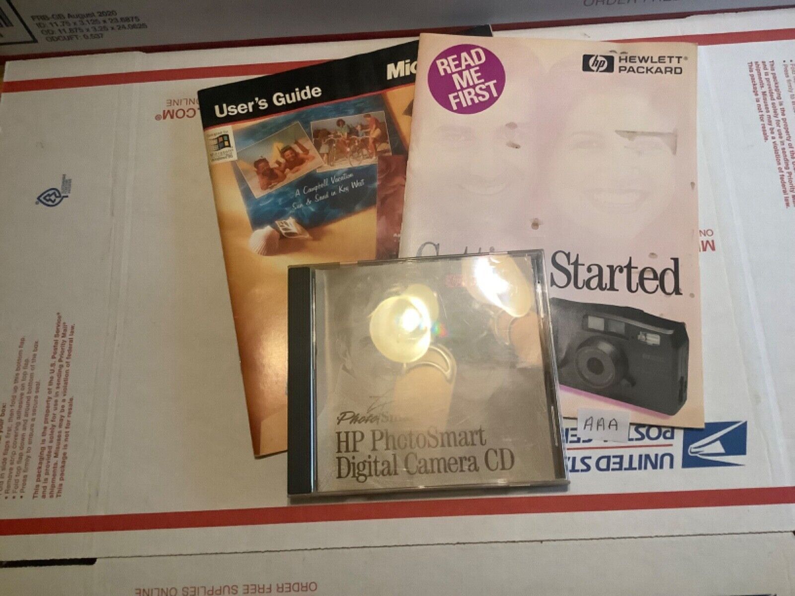 3 vintage items 1 CD & 2 manuals AAA