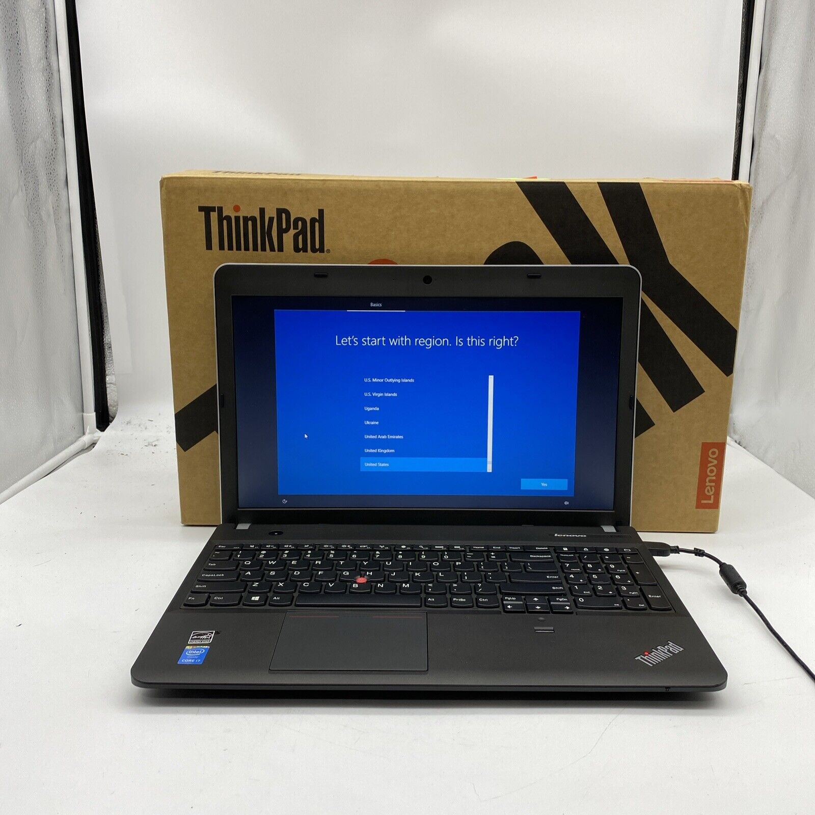 Lenovo ThinkPad E540 Intel i7-4702MQ 2.2GHz 16GB RAM 500GB SSD W10P w/Charger