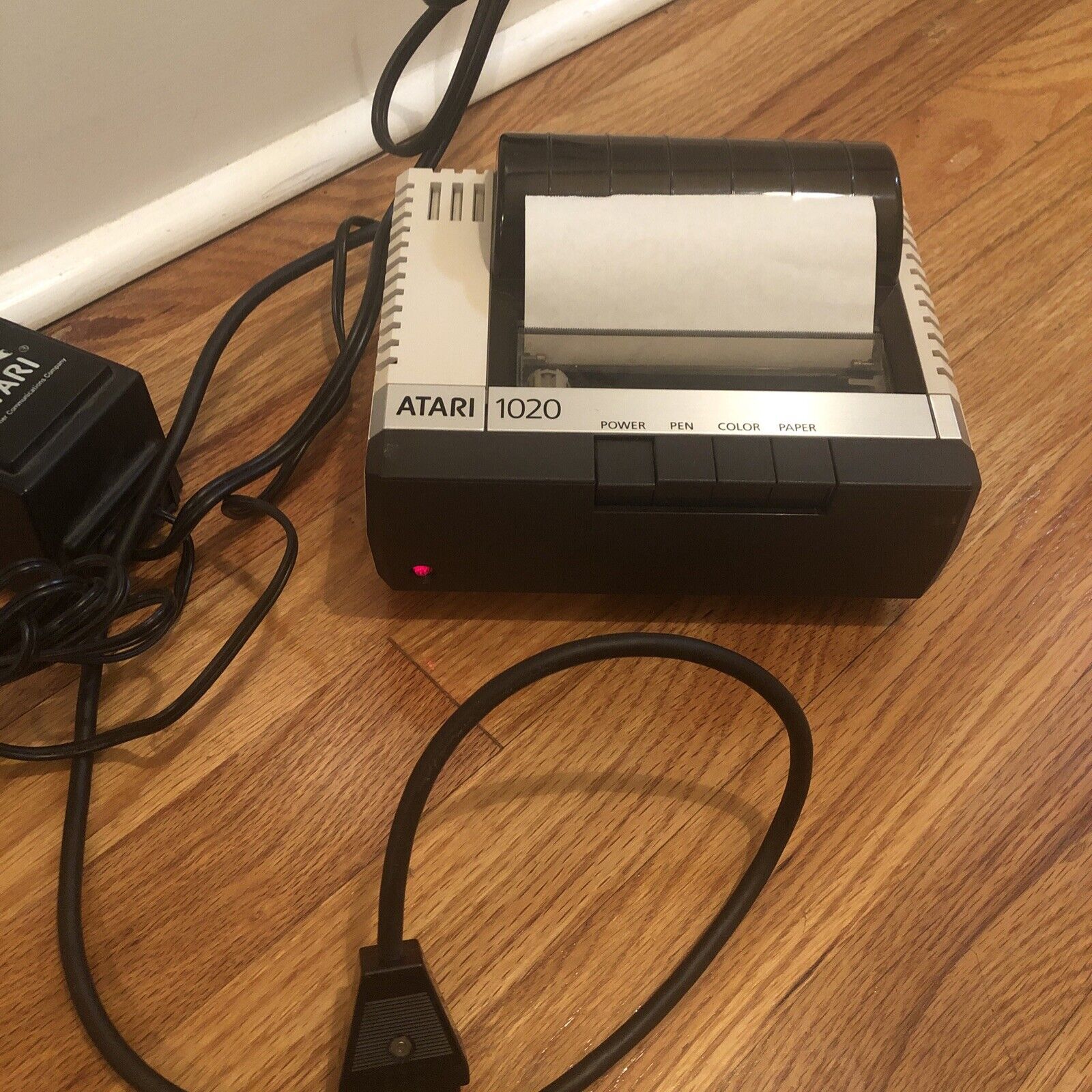 Atari 1020 Color Printer with Power And  Chords