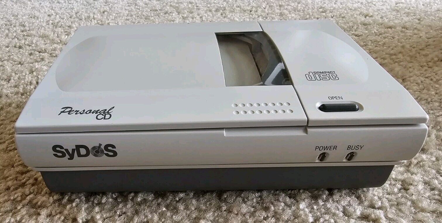 Vintage SyDos Personal CD ROM Drive